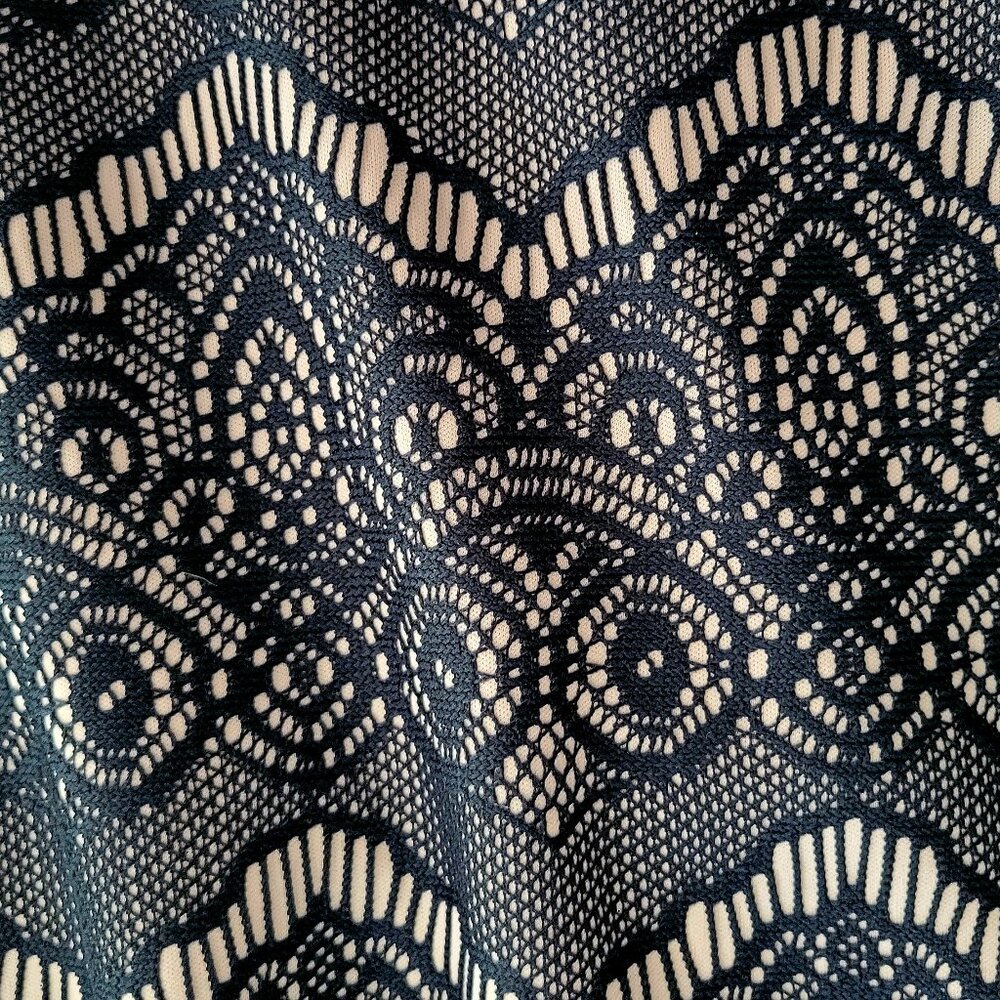 Liz Claiborne Knee Length Dress black lace